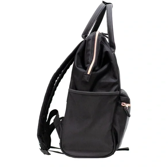 Olympia Melody 16" Black/Rose Gold Backpack - Picture 7 of 8